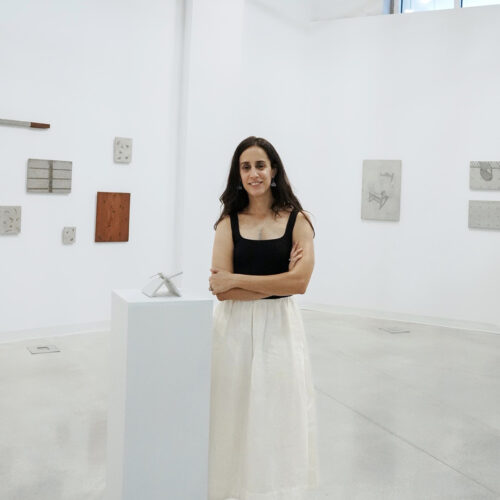 Amanda Linares artist residency at MDC Kendall. Photo by McKenzie Velazquez.