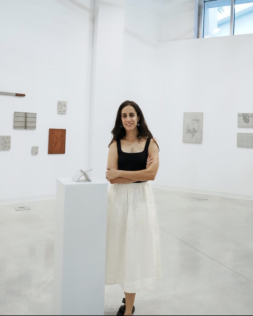 Amanda Linares artist residency at MDC Kendall. Photo by McKenzie Velazquez.